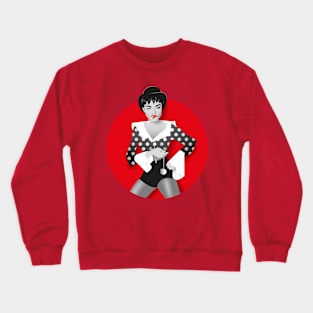 Polka dot girl Crewneck Sweatshirt